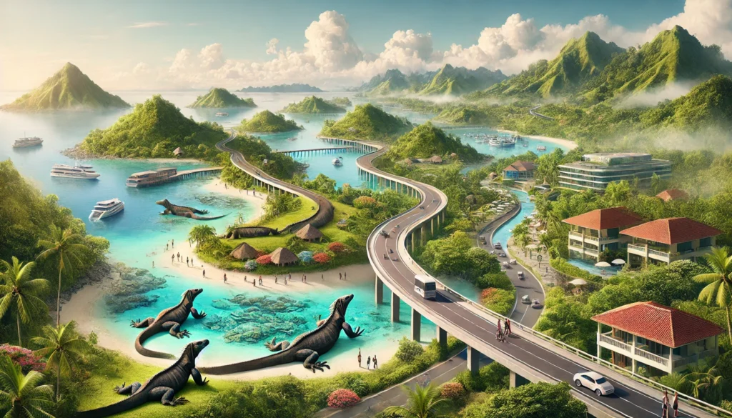 Improvement infrastructure to boost the Komodo Island tour.