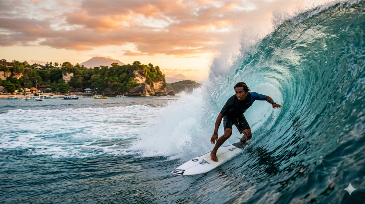 Surf in Nusa Lembongan